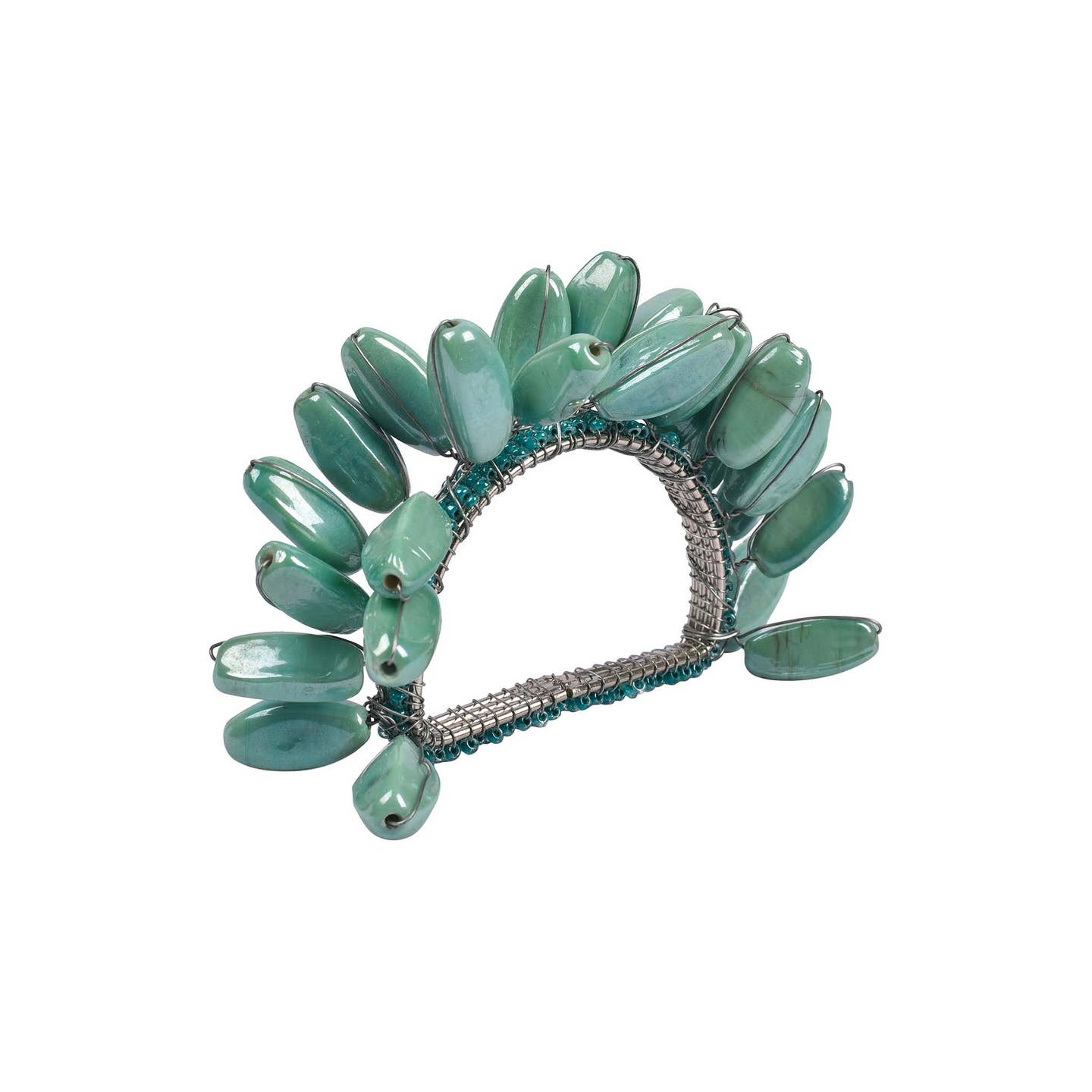 Aqua Beads Napkin Rings | Set of 2 | CLEARANCE