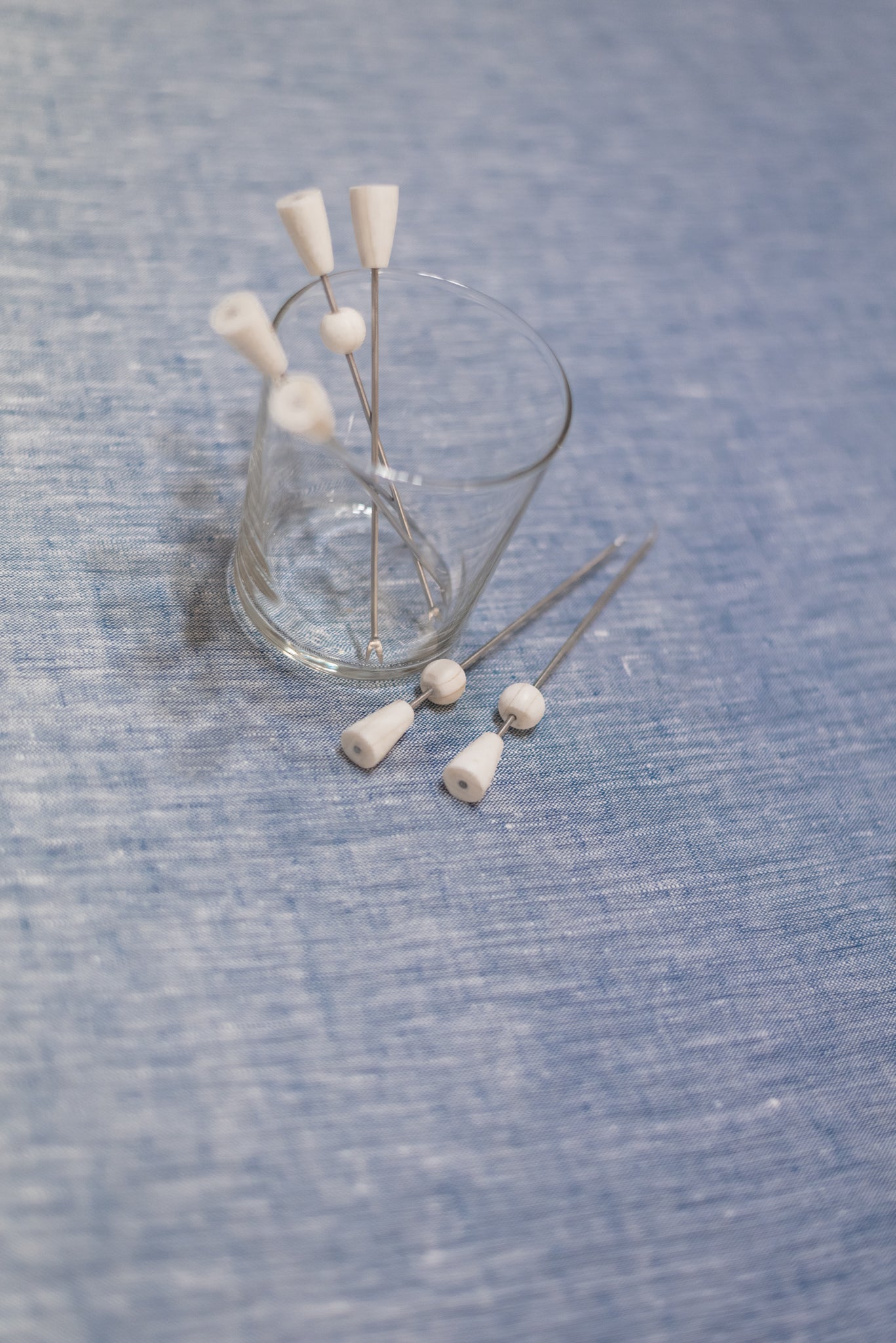 Pure European Linen Tablecloth | Blue | 59" x 98"