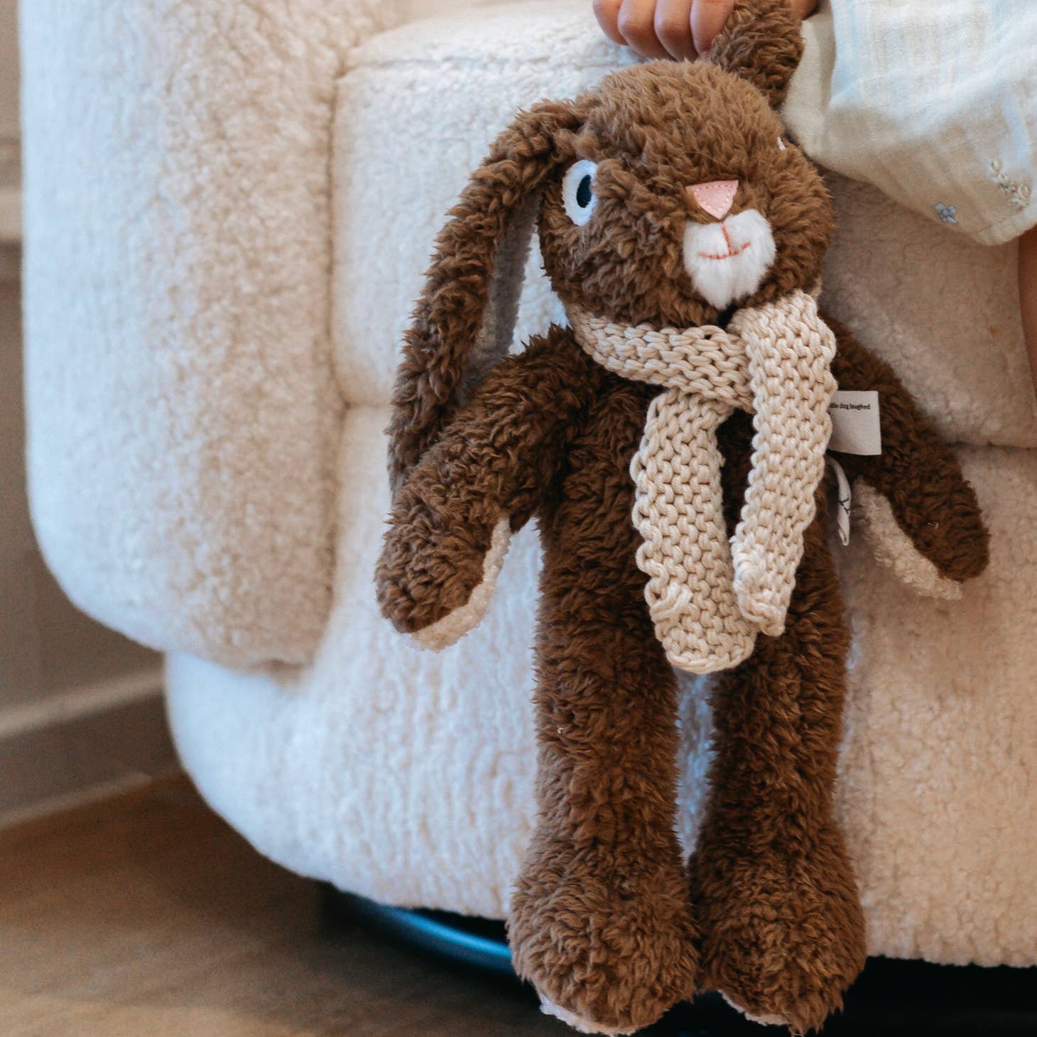 Adorable Frankie Rabbit | Brown wwith Scarf | Plush