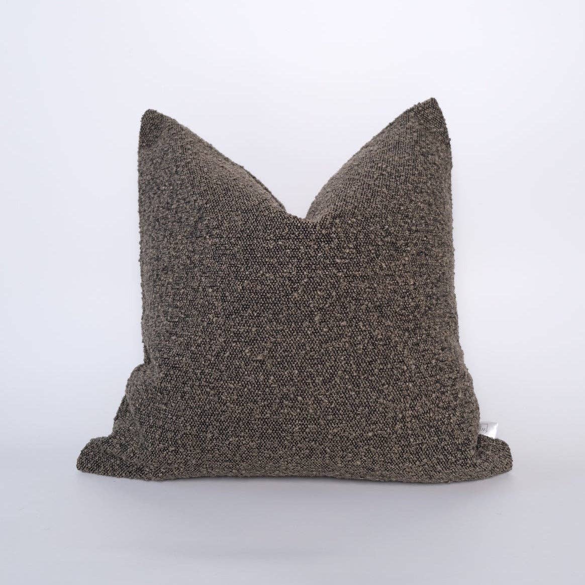 Boucle dark color pillow cover