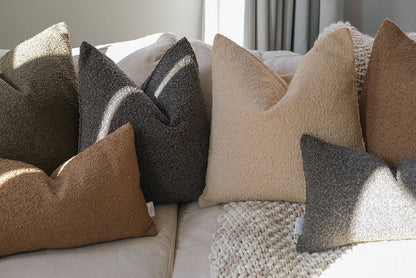 Boucle multi colors pillow cover