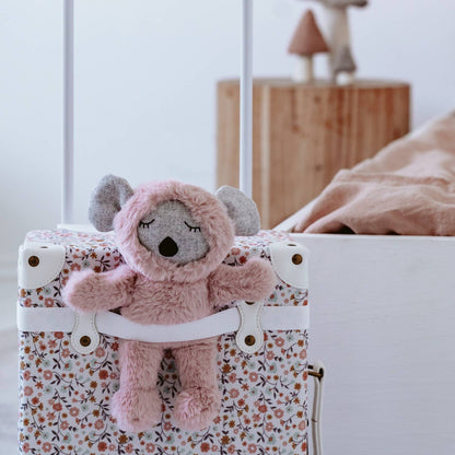 Pink Mavis Plush Koala | Blush Pink  and the little dog laughed