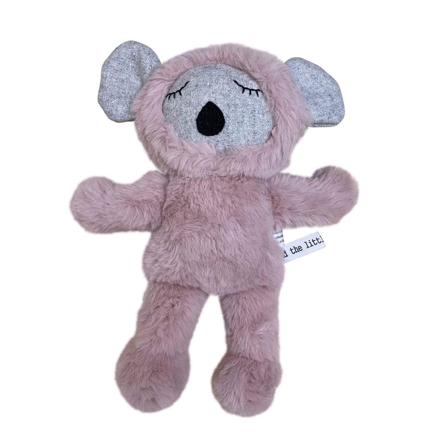 Pink Mavis Plush Koala | Blush Pink  and the little dog laughed