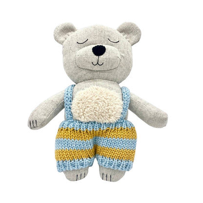 Plush Bear with knitted pants and fluffy tummy by and the little dog laughed