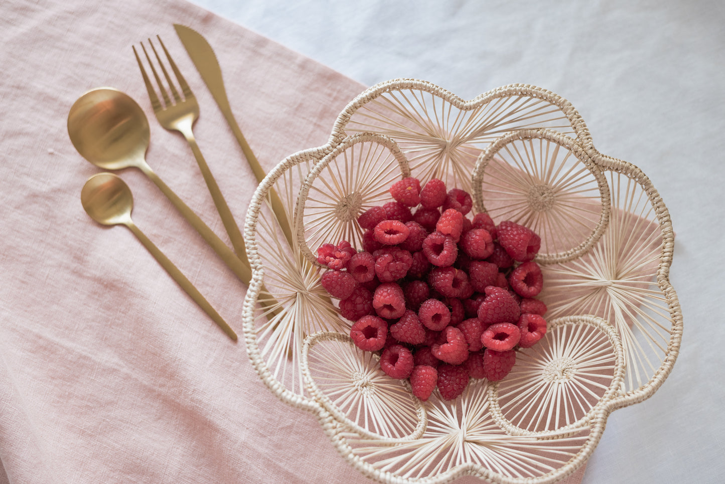 Flower Straw Basket