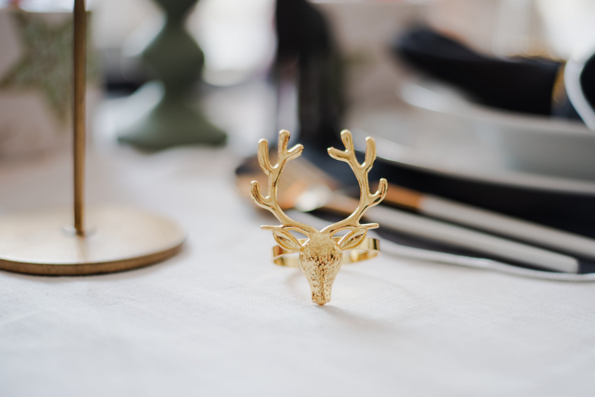 Deer napkin deals rings